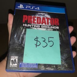 RARE PlayStation 4 5 Video Game Predator Hunting Grounds PS4 PS5 Horror