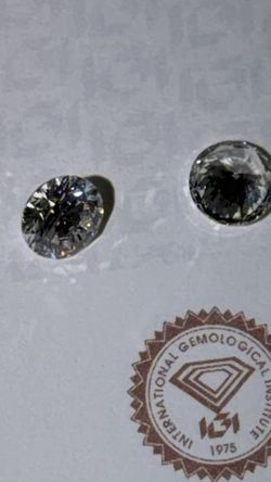 IGI Certified, Clarity Diamond 1.04Carat, Round Brilliant Cut.