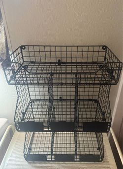 3-Tier Fresh Egg Holder / Countertop Organizer Baskets