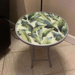 Tropical Round End Table