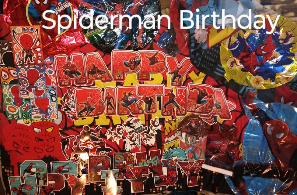 Spiderman Birthday Decorations /Party Supplies