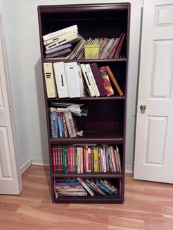 Free book shelf with books