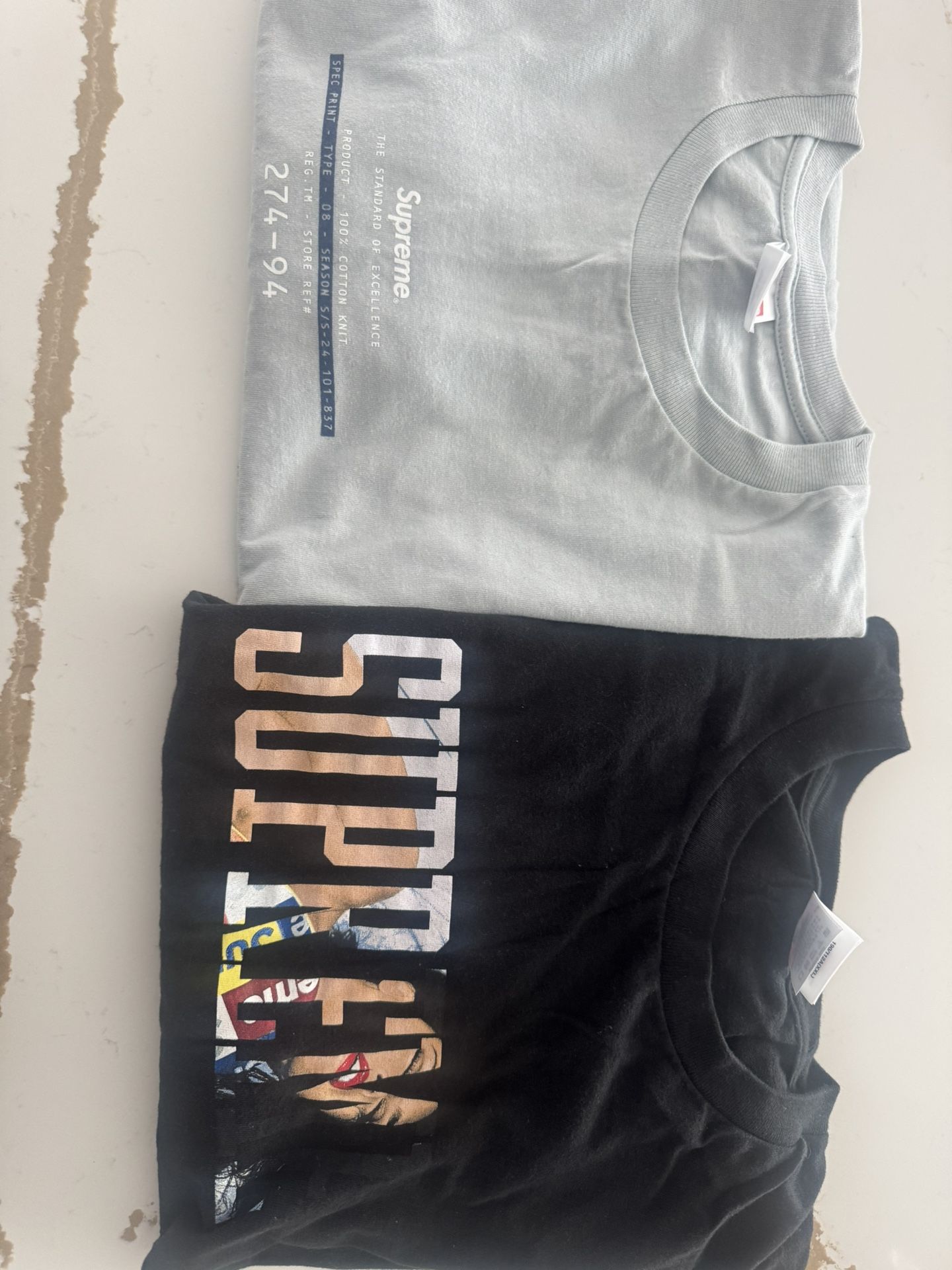 2 Supreme Shirts 2xl