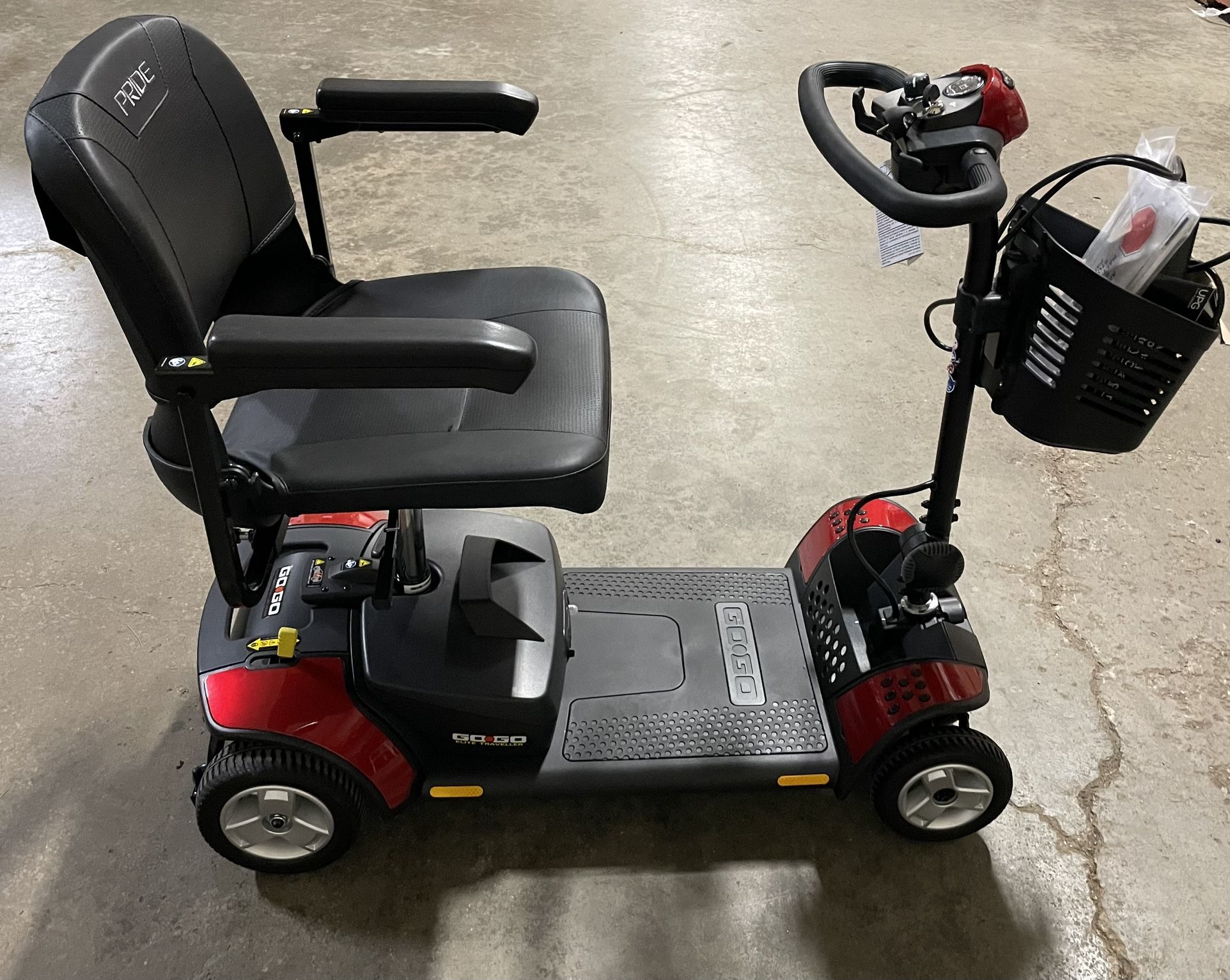 Pride GoGo Elite Traveler 4 Wheel Scooter