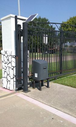 Access Gate install motores