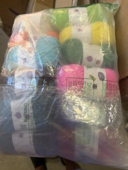 Colorful Acrylic Yarn Set - 12 Skeins for Knitting