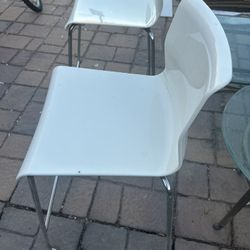 2 Barstools And 1 Glass Coffee Table  - For Free