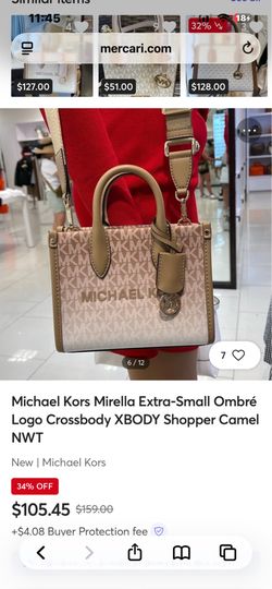 Small Michael Kors Mirella crossbody ombré color