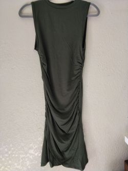 Mid green dress- vestido