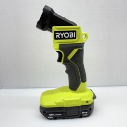 RYOBI PCL660 ONE+ 18V CORDLESS LED FLASHLIGHT W/ 1.5AH BATTERY (CMP130675)