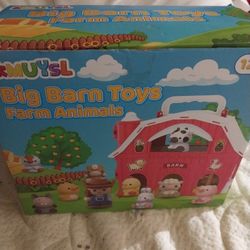Barn Toy With Animals 