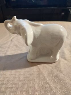 Ceramic White Elephant