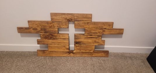 $80 DIY Wood Cross (Made Nov 2025) 44x20