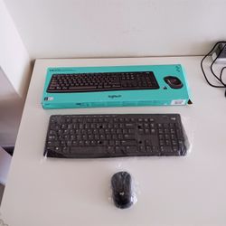 New Logitech (best brand) Keyboard and mouse wireless (batteries included).
The best brand.
Only 20 dollars!!!
Big deal