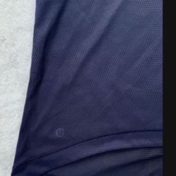 WOMENS LULULEMON SIZE 8 TANK TOP NAVY BLUE