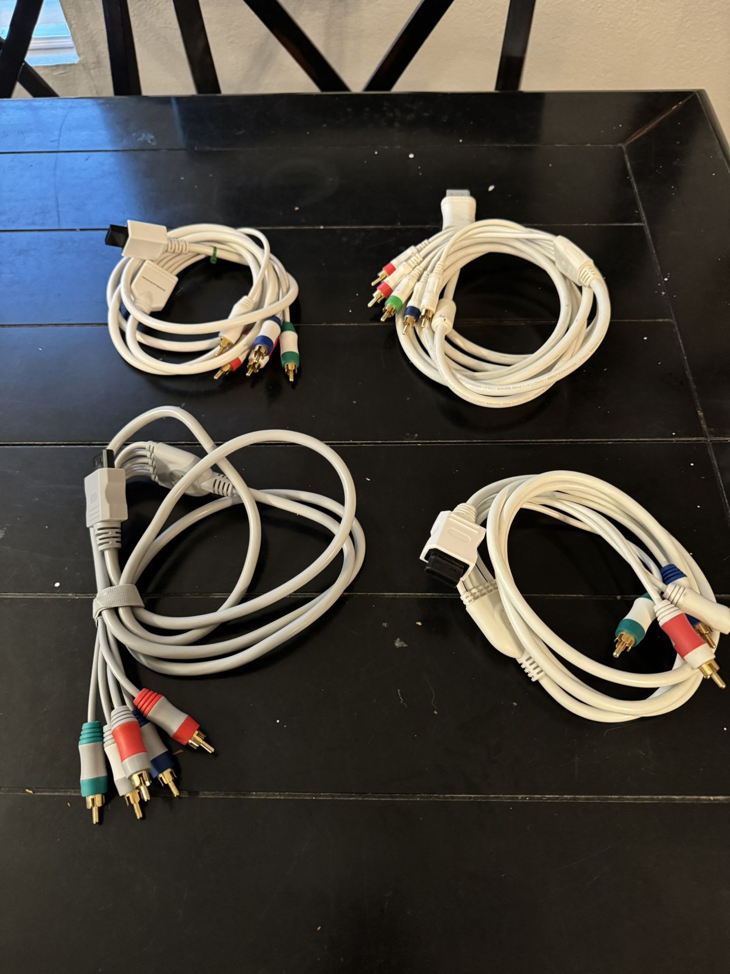 4 Nintendo Wii Component Cables