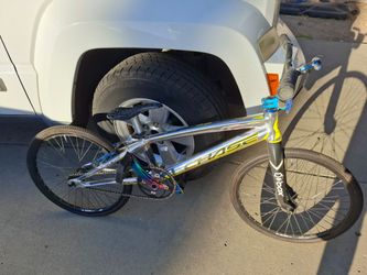 Chase BMX Race Bike Chrome/Yellow 20 inch