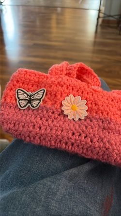 Crochet little purse