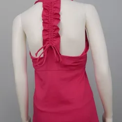 Women's FILA SPORT Scallop-Trim Tank Top Tankini Shirt with Built-In Bra Size M Medium T Tee Shirt Top