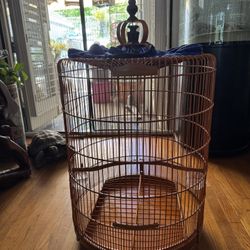 Huge Bamboo Bird Cage 