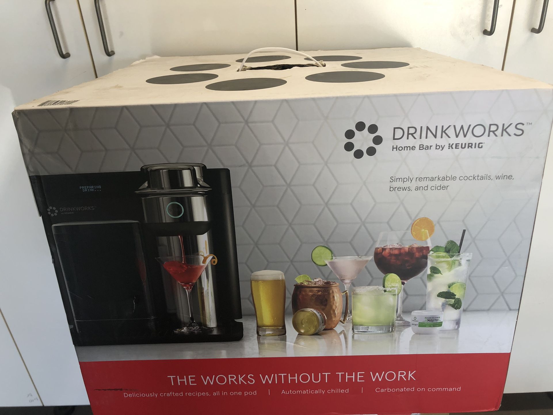 Drinkworks Home Bar Pro by Keurig, Single Serve, Pod Based