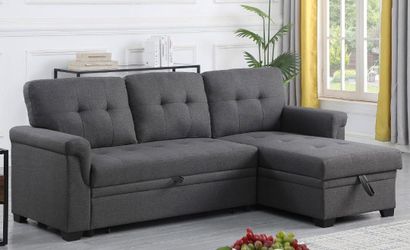Two L shaped sofa with pull out sleeper