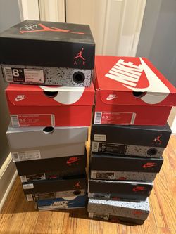 Nike Jordan Shoe Boxes Only