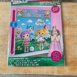 LALALOOPSY HAPPY BIRTHDAY DECORATIONS AND BIRTHDAY GAME AND MORE ITEMS 