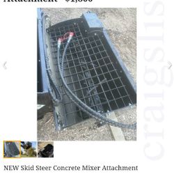 Concrete Mixer Attachment 