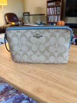 Coach Signature Wristlet Bag