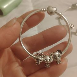 Sterling Silver Adult Size Bracelet 7 Inches 