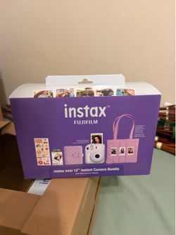 Fujifilm Instax Mini 12 Instant Camera Bundle NEW – Blue