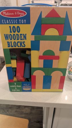 Melissa and Doug 100 blocks