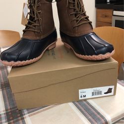 $40 NEW SIZE 8 MENS BOOTS