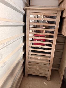 Tall cabinet stand