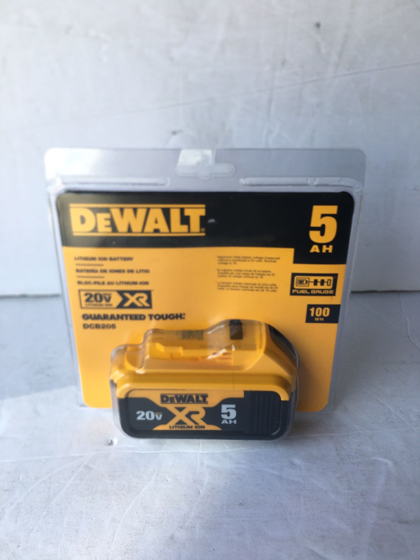 DEWALT BATTERY DRILL ( 5.0ah )