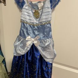 Disney Cinderella Costume Dress Size 4-5
