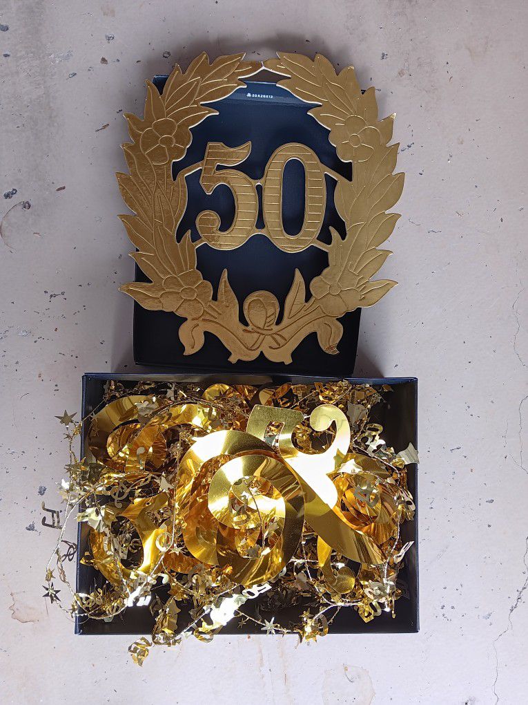50th Party Anniversary Decorations 