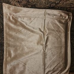 Decorative Velvet Pillow Covers 18x18 Set of 2 Champagne Sofa Couch