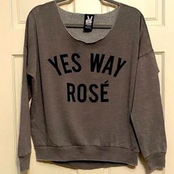Yes Way Rose sweater size XL
