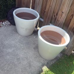 Large Ceramic Flower/small Tree Pots