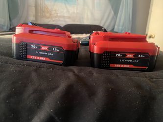 20 Volt 8.0 Ah Batteries For Craftsman 20Volt Tools