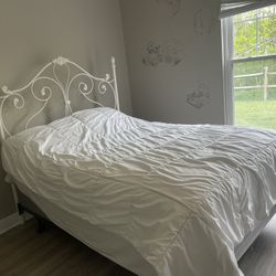 Double Bed- Frame And Box Spring