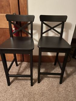 Wood High Top Chairs