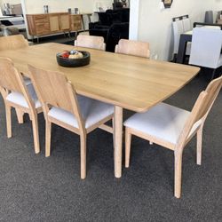 Dining Set With 6 Chairs 