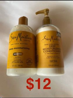SheaMoisture Raw Shea Butter Shampoo & Conditioner Set