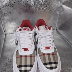 Nike Air Force 1 Custom Burberry