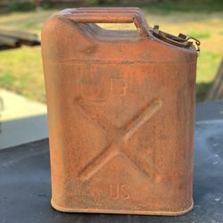 Vintage Military Jerry Gas Can 