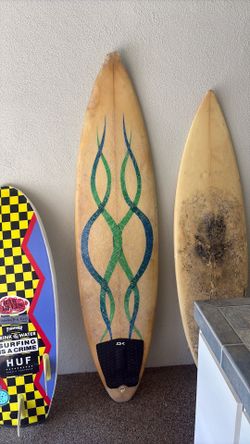 6’4 Fiber Glass Surfboard