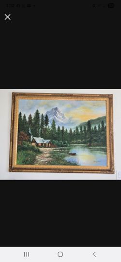 Large Painting By M. Austin